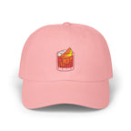 Negroni Cap, Cocktail Embroidery, Adjustable Cotton Baseball Casual Dad Hat