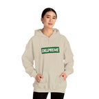Dillpreme Pickle Bicycle Logo Powered by Pickles Hoodie | Big Dill