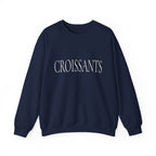 CROISSANTS Crewneck Sweatshirt - Minimal French Bakery Graphic Sweatshirt