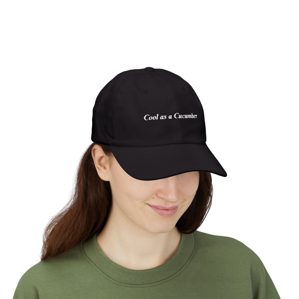 Cool as a Cucumber Dad Cap, Casual Hat for Men, Gift for Father's Day, Trendy Summer Accessory, Comfortable Dad Hat