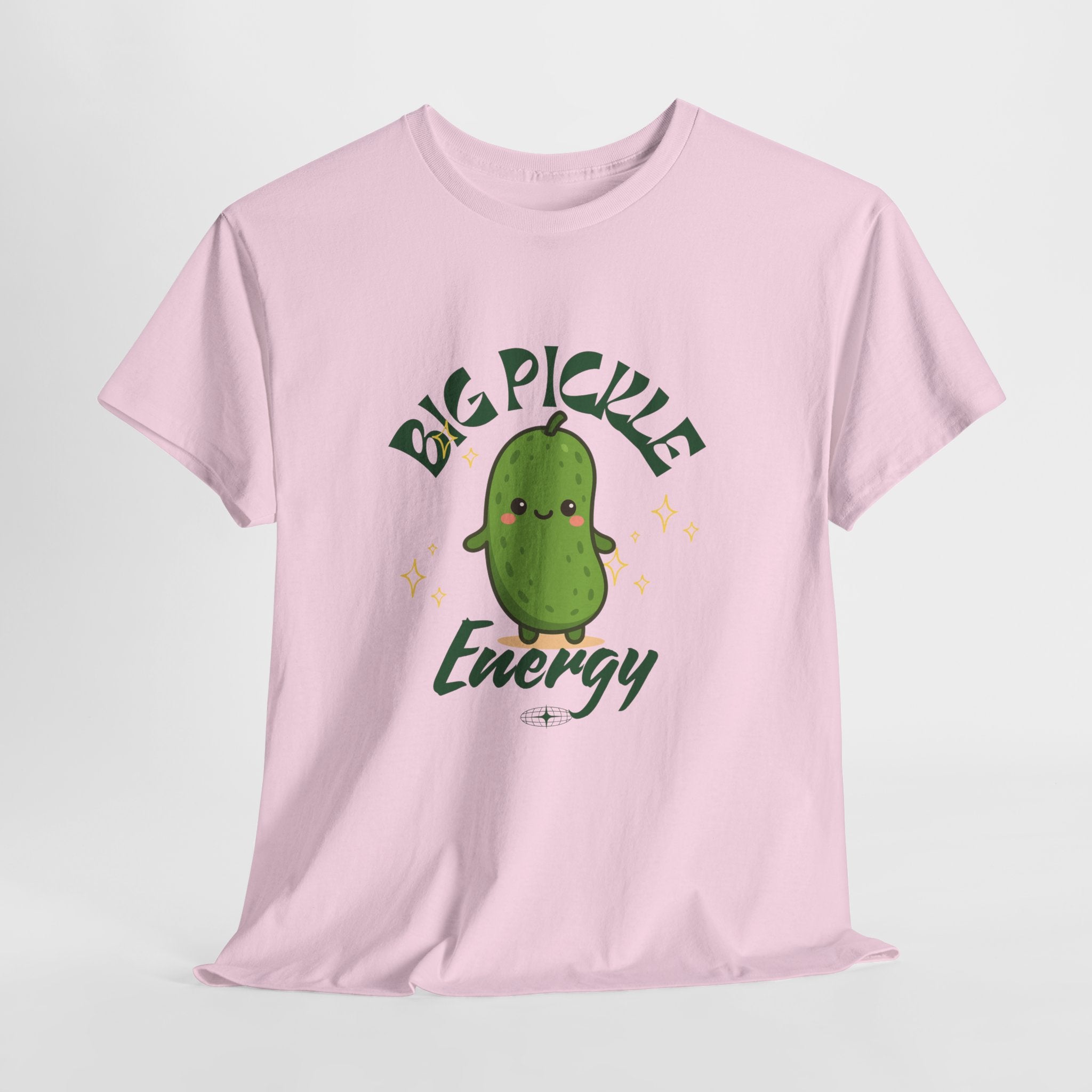 Pickle Energy Tee, Unisex Funny T-Shirt, Gift for Friends, Humorous Apparel, Summer Fun Top, Birthday Gift, Vegan Humor Shirt