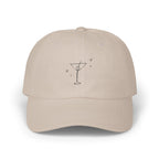 Martini Design Dad Cap: 100% Cotton Casual Hat