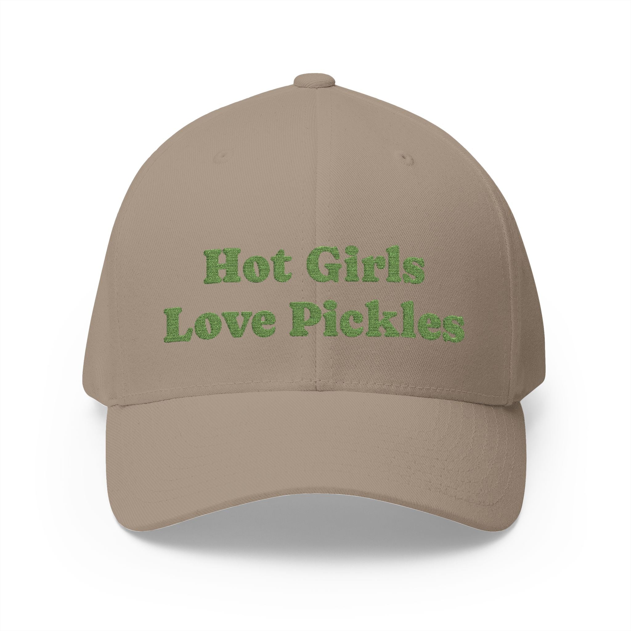 Hot Girls Love Pickles Cap, Cute Embroidered Hat, Gift for Food Lovers, Trendy Casual Wear, Fun Accessory for Summer