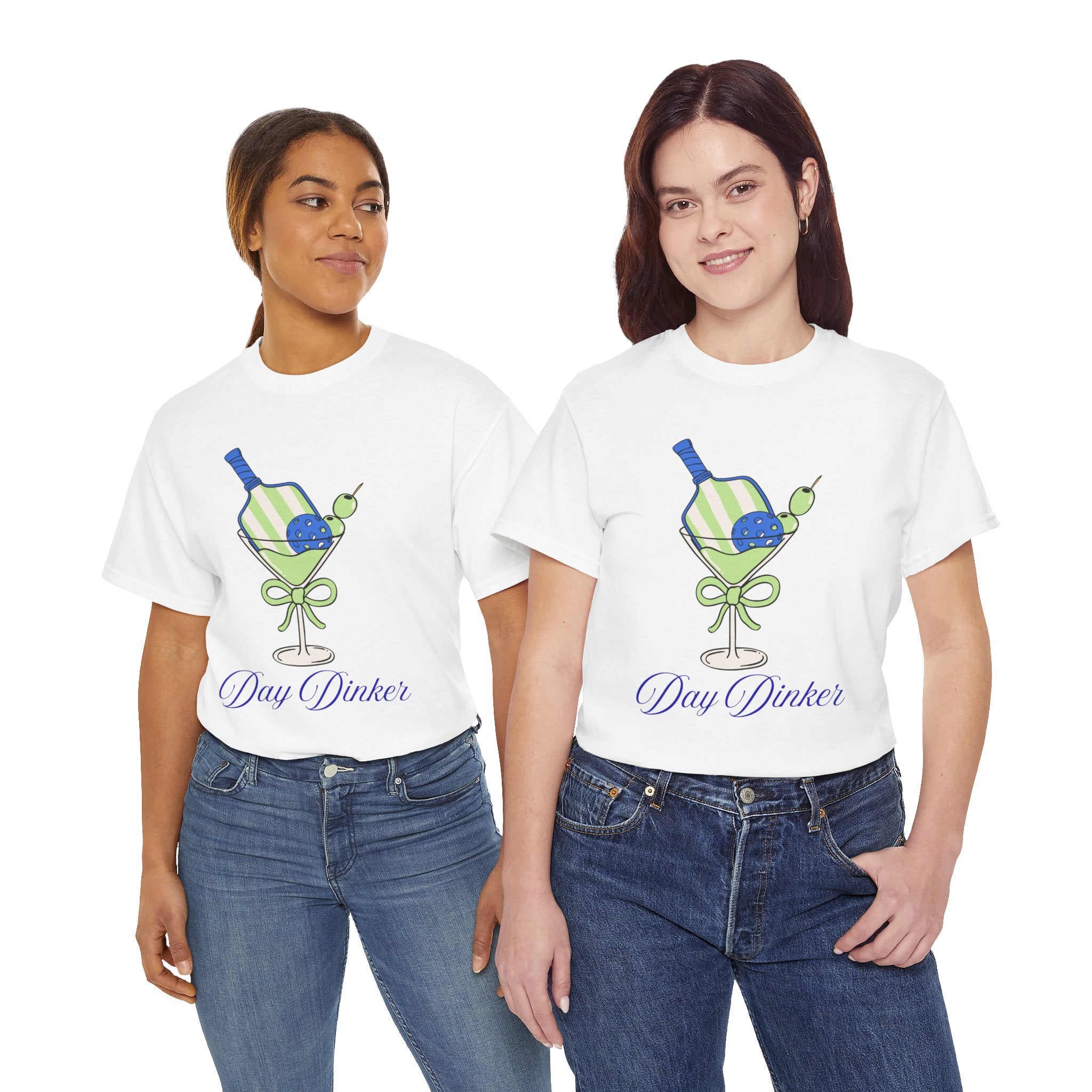 Day Drinker Pickleball Tee, Unisex Cotton T-Shirt, Summer Party Shirt, Gift for Cocktail Lovers, Fun Weekend Wear Casual