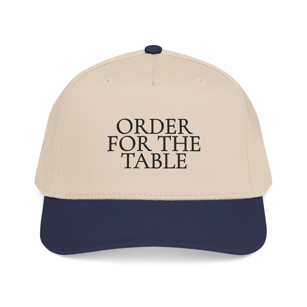 Order For The Table Baseball Cap — Embroidered Hat