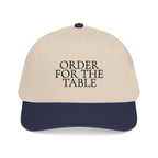 Order For The Table Baseball Cap — Embroidered Hat