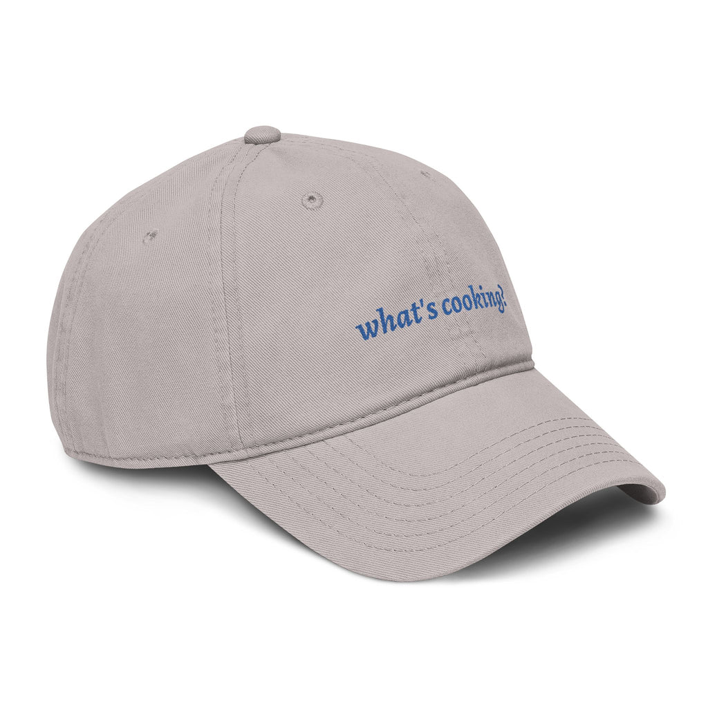 what's cooking? cap | embroidered text baseball cap
