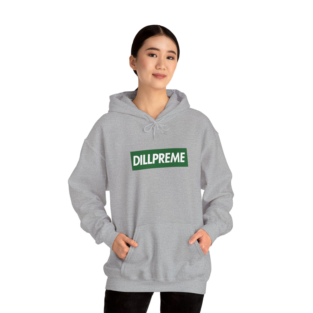 Dillpreme Pickle Bicycle Logo Powered by Pickles Hoodie | Big Dill