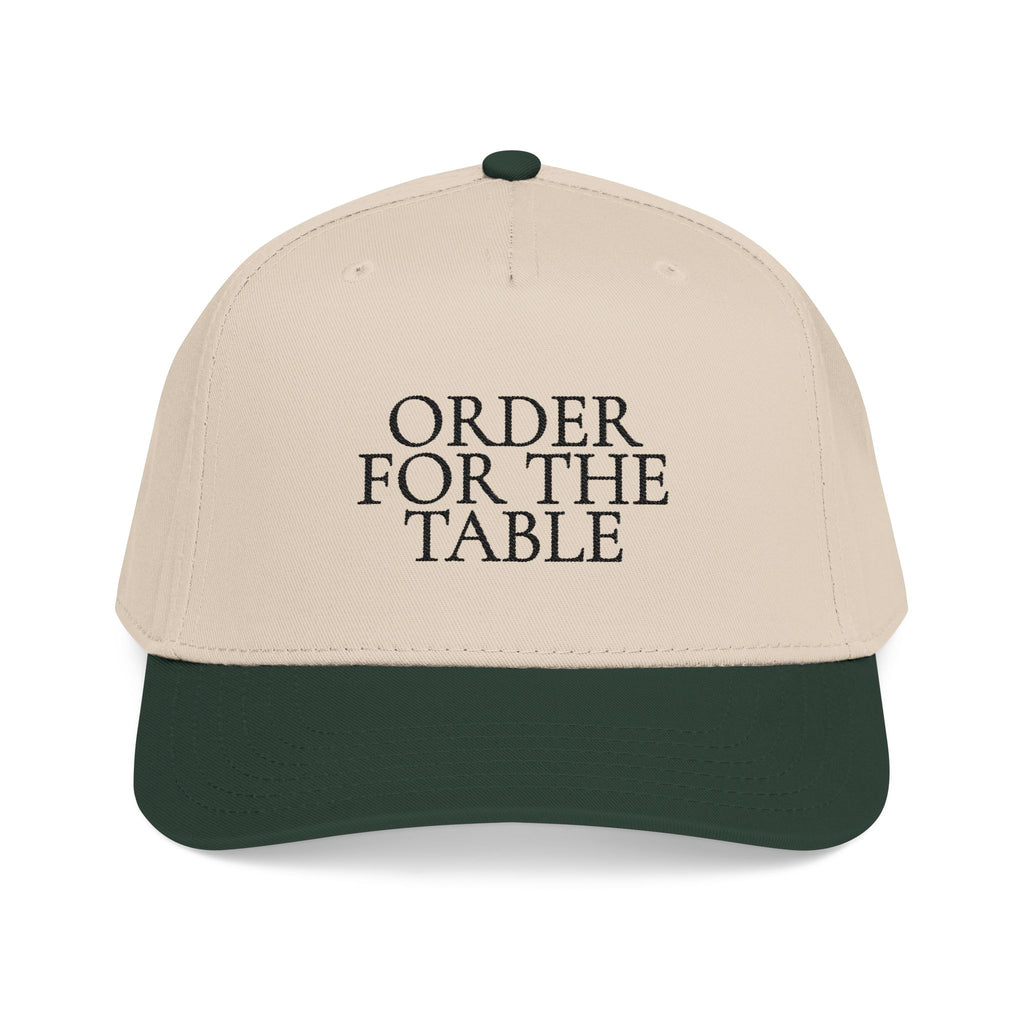 Order For The Table Baseball Cap — Embroidered Hat