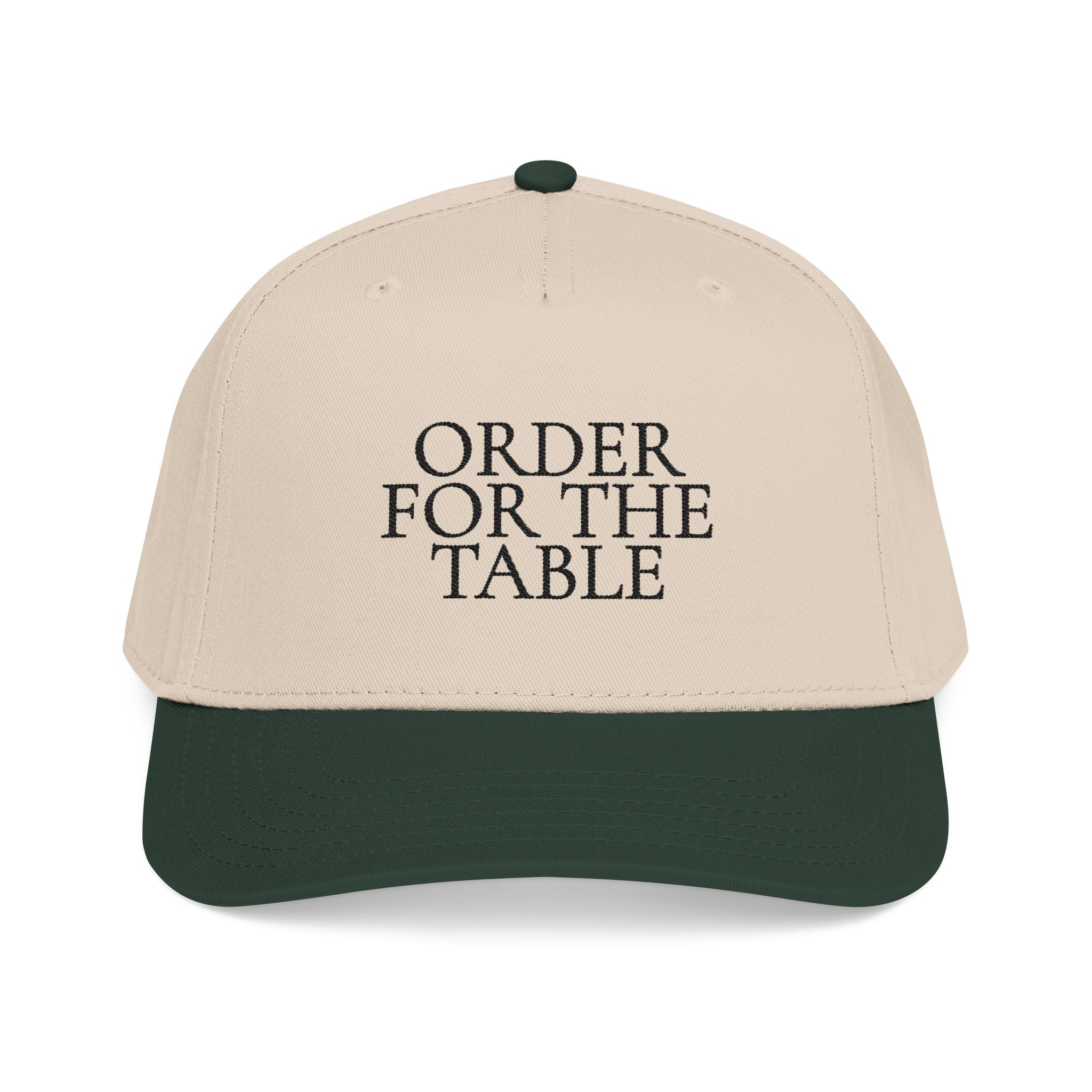 Order For The Table Baseball Cap — Embroidered Hat