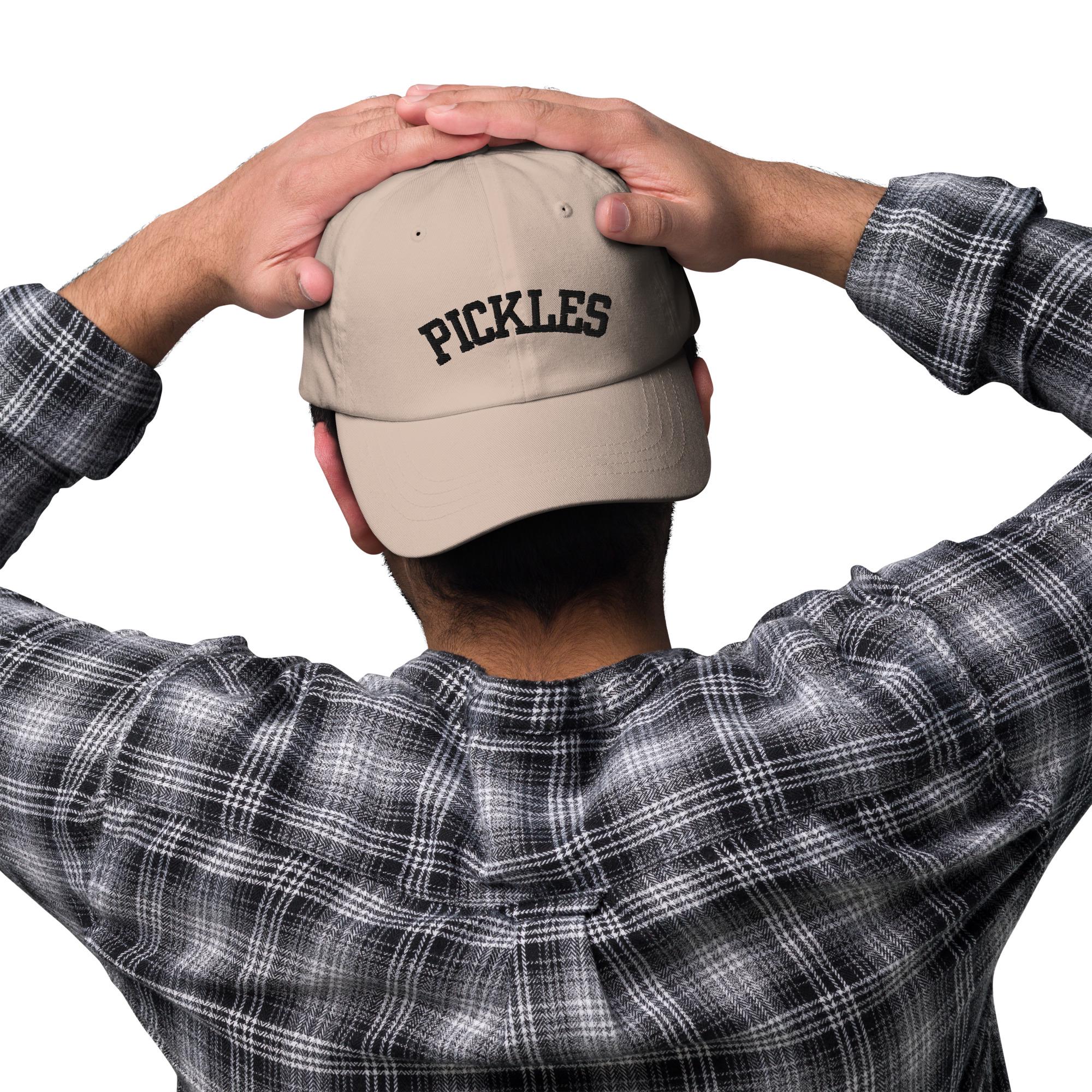 Pickles Hat: Chino Cotton Twill Baseball Cap - Foodie Gift
