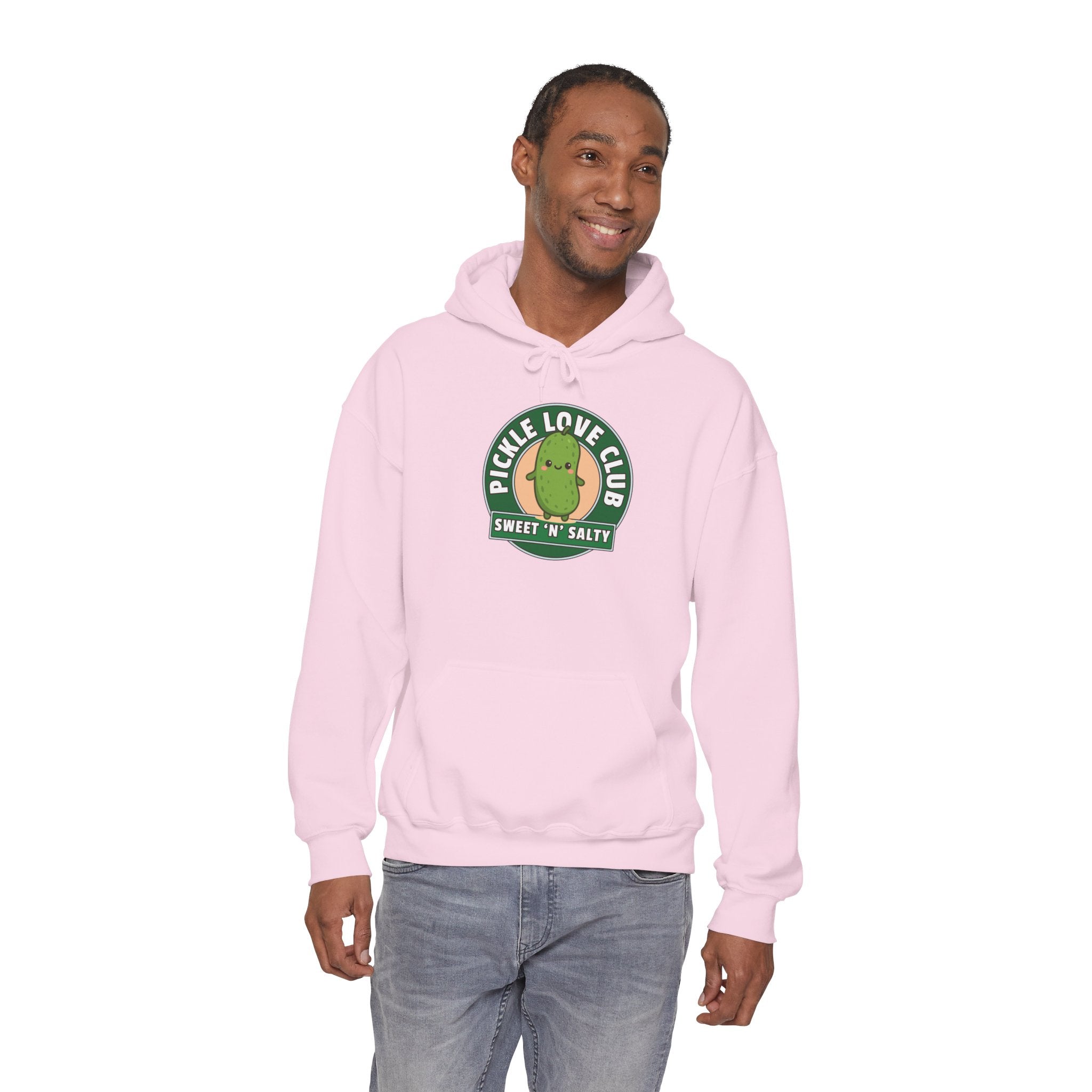 Pickle Love Club Hoodie, Pickle Lover Gift, Foodie Sweatshirt, Funny Hooded Jumper, Gift for Food Lovers, Food Pun Apparel