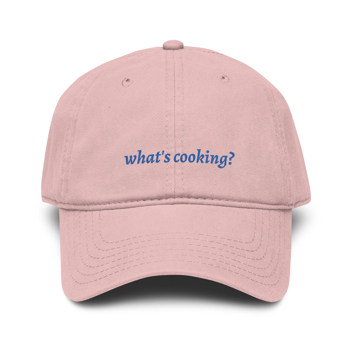 what's cooking? cap | embroidered text baseball cap
