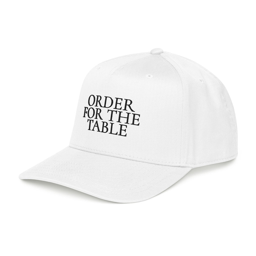 Order For The Table Baseball Cap — Embroidered Hat
