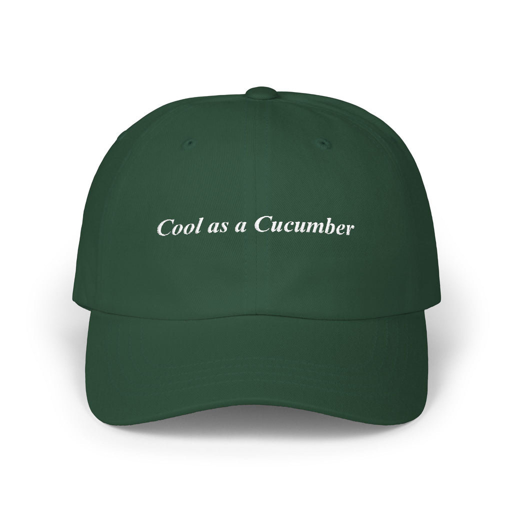 Cool as a Cucumber Dad Cap, Casual Hat for Men, Gift for Father's Day, Trendy Summer Accessory, Comfortable Dad Hat