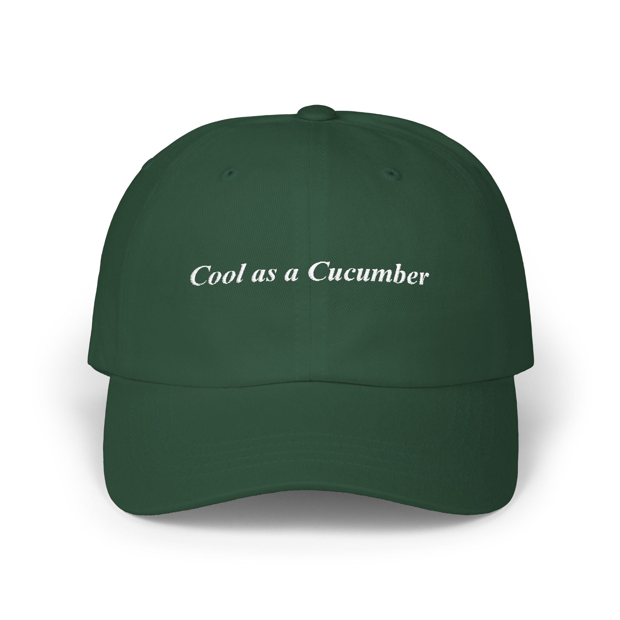 Cool as a Cucumber Dad Cap, Casual Hat for Men, Gift for Father's Day, Trendy Summer Accessory, Comfortable Dad Hat