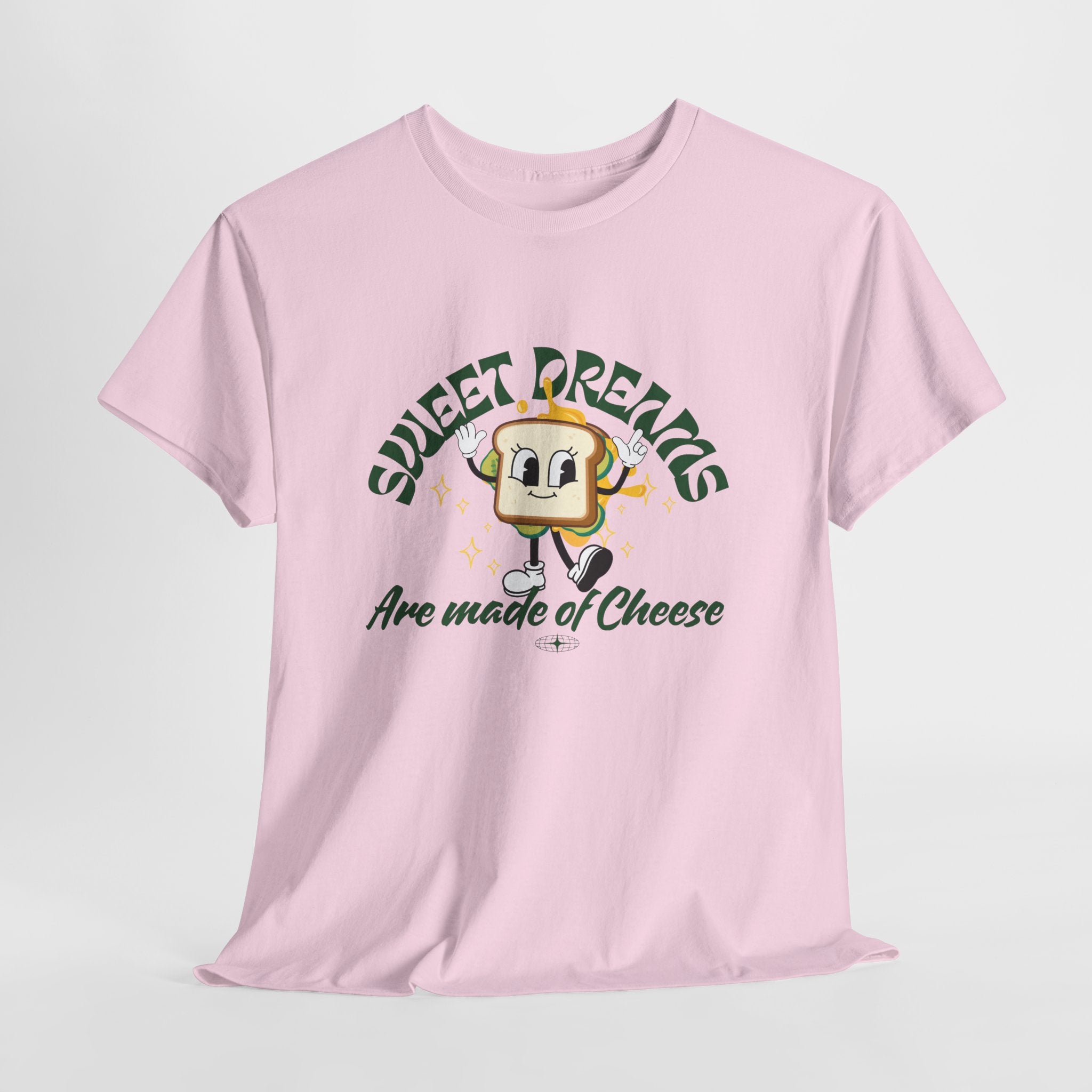Cheesy Dream Tee, Fun Graphic T-Shirt, Unique Gift, Foodie Apparel, Casual Wear, Everyday Humor Shirt
