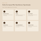 Brewery Passport Journal, Brewery Visit Tracker, Road Trip Gift (Digital Download)