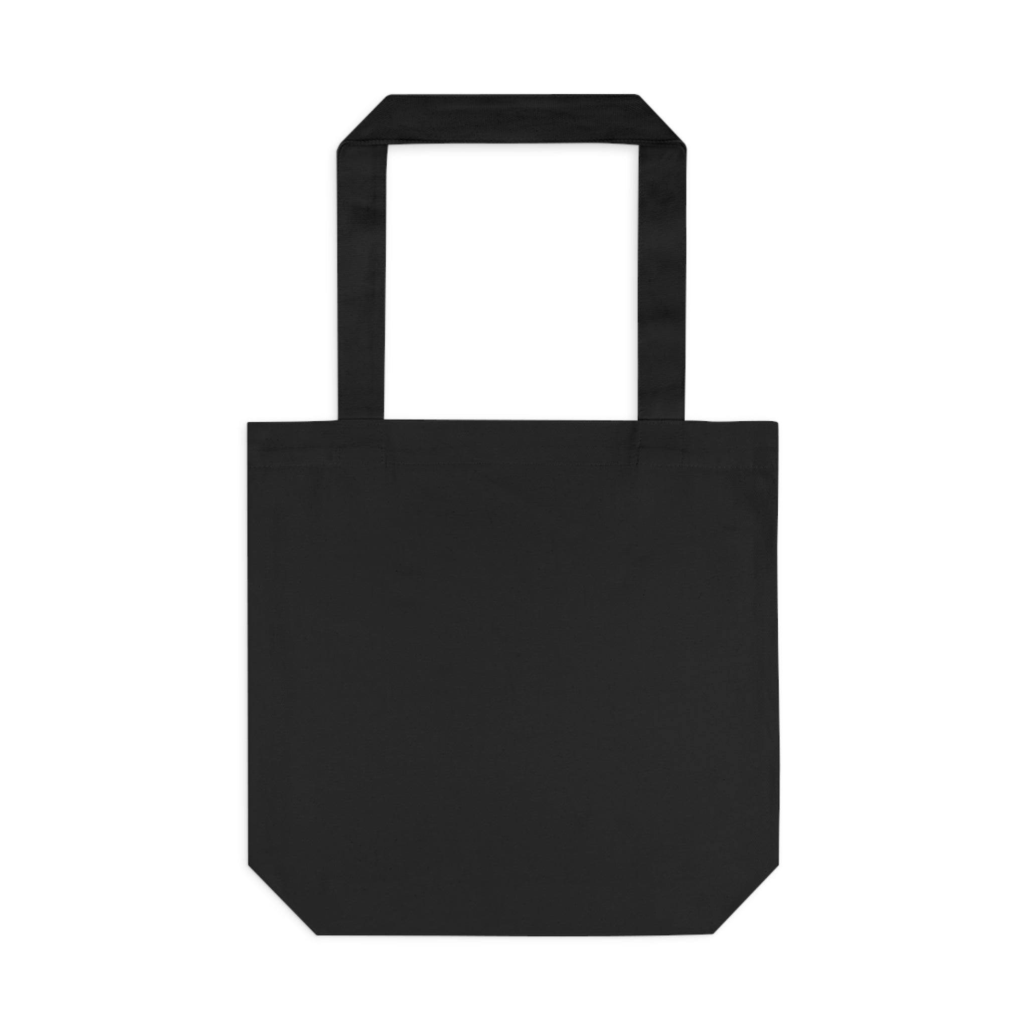 SNACKS Tote Bag - Black Cotton Grocery Market Tote