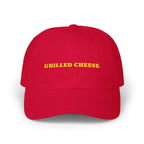 Grilled Cheese Dad Cap: Embroidery Hat, Foodie Gift, Summer BBQ