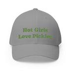 Hot Girls Love Pickles Cap, Cute Embroidered Hat, Gift for Food Lovers, Trendy Casual Wear, Fun Accessory for Summer