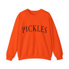 Pickles Crewneck Sweatshirt - Minimal White Graphic Pullover
