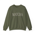 MATCHA Crewneck Sweatshirt - Minimalist Tea Lover Pullover