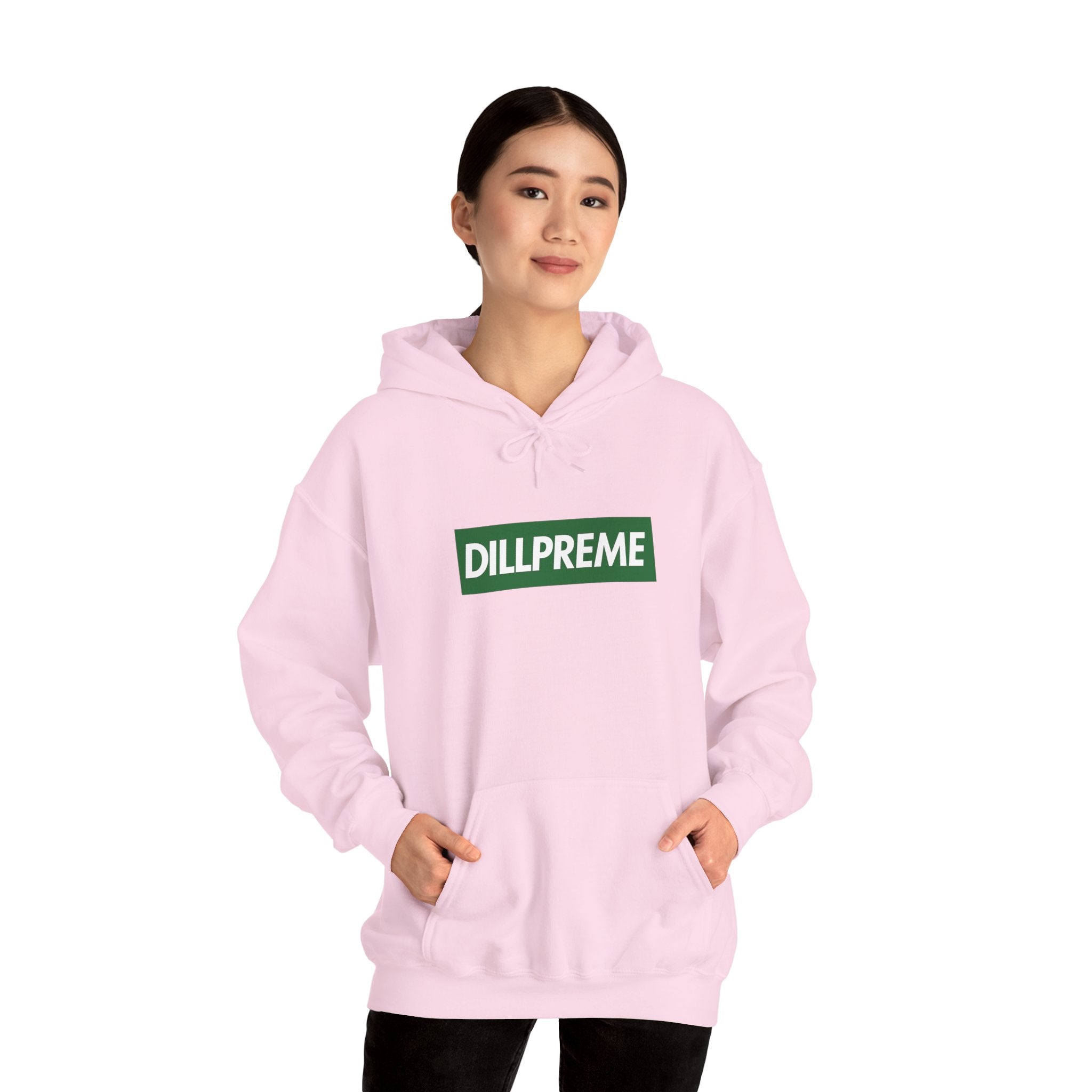 Dillpreme Pickle Bicycle Logo Powered by Pickles Hoodie | Big Dill
