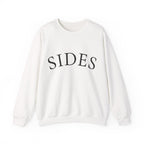 SIDES Crewneck Sweatshirt - Minimalist Graphic Pullover