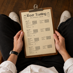 Beer Tasting Scorecard, Brewery Party Game, Beer Lover Gift (PDF Download)