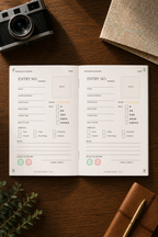 Restaurant Passport Printable, Foodie Travel Journal, Date Night Gift (Digital Download)