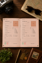 Pizza Passport Printable – Pizzeria Review Journal, Pizza Lover Gift, Digital Download