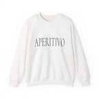APERITIVO Crewneck Sweatshirt - Chic Italian Aperitif Graphic Sweatshirt