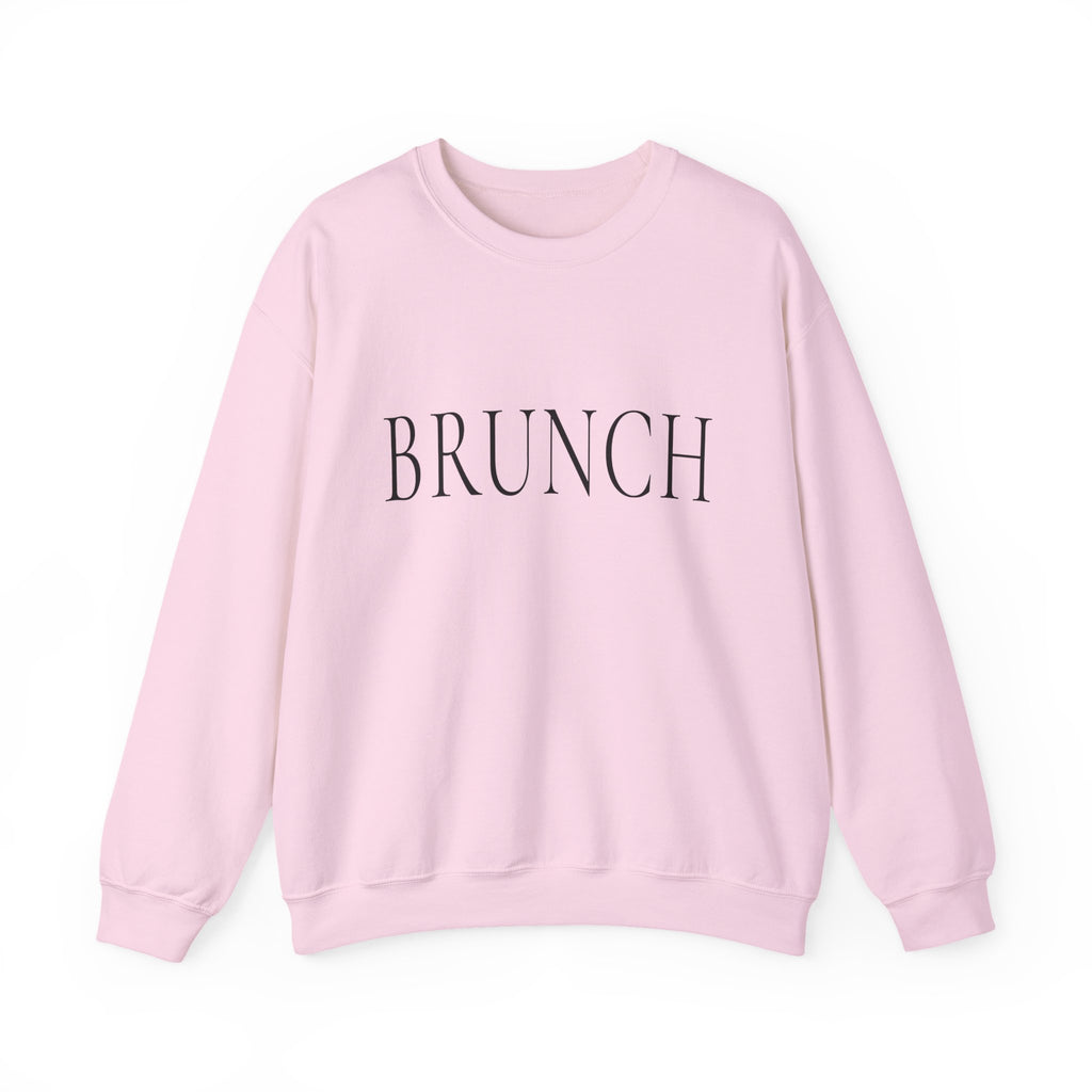 BRUNCH Crewneck Sweatshirt - Minimalist Brunch Graphic Pullover