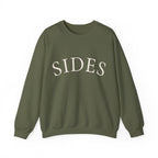 SIDES Crewneck Sweatshirt - Minimalist Graphic Pullover