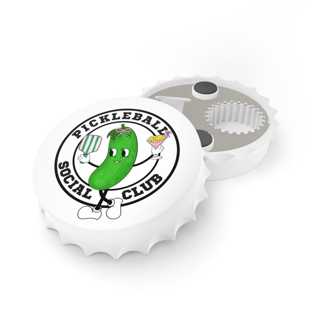 Pickleball Club Bottle Opener | Fun Gift for Pickleball Enthusiasts | Unique Kitchen Decor | Social Gathering Essential | Party Favor