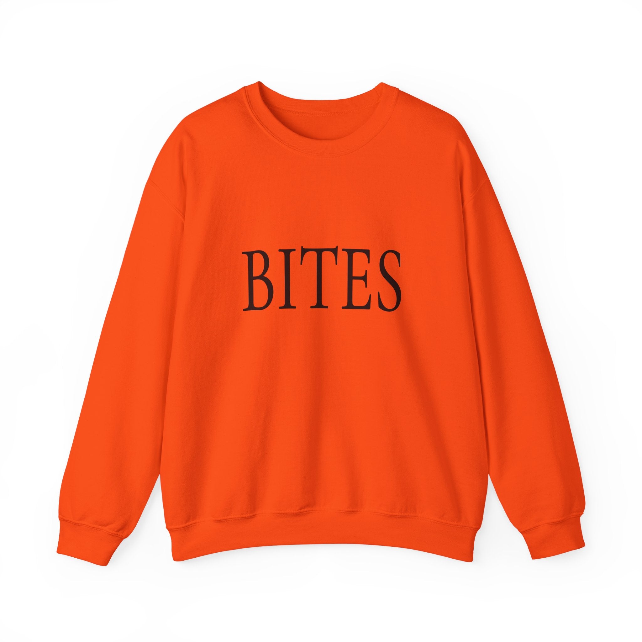 BITES Crewneck Sweatshirt - Minimalist Typography Pullover