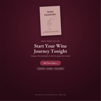Wine Passport Tasting Journal, Winery Visit Tracker, Gift for Wine Lover (Digital Download)