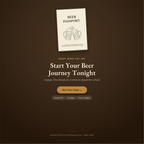 Beer Passport Tasting Journal, Craft Beer Tracker, Brewery Visit Log (Digital Download)