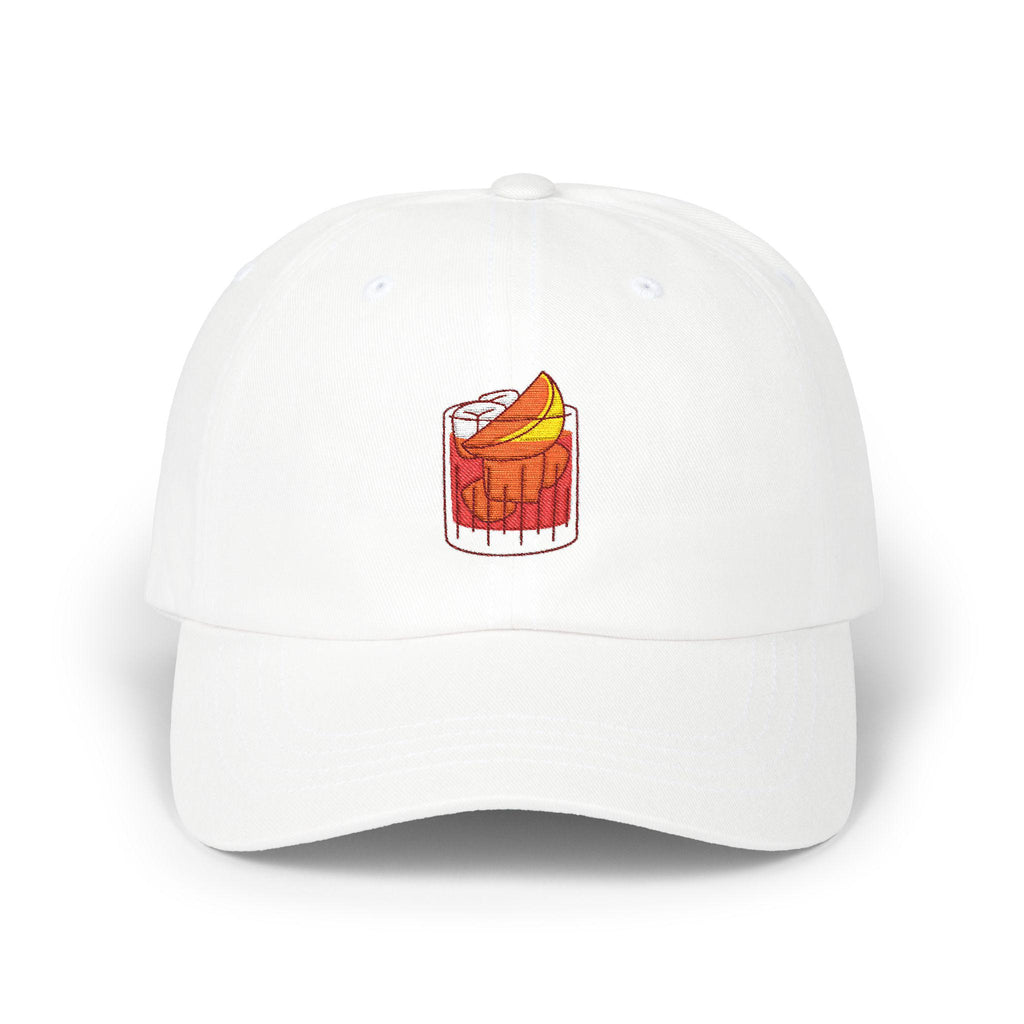 Negroni Cap, Cocktail Embroidery, Adjustable Cotton Baseball Casual Dad Hat