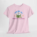 Cat Matcha Tee, Cute Matcha T-shirt, Cat Lover Gift, Unisex Tee, Heavy Cotton Tee, Perfect Matcha Shirt