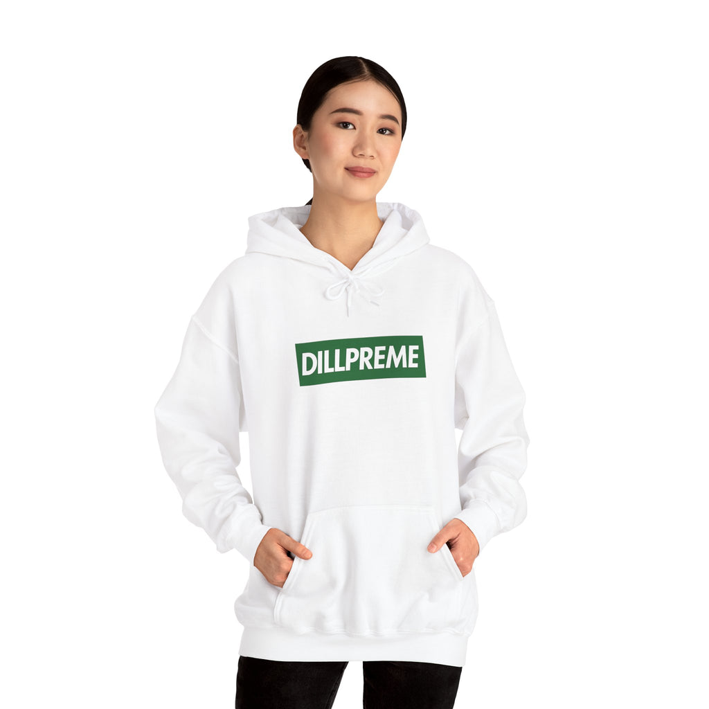 Dillpreme Pickle Bicycle Logo Powered by Pickles Hoodie | Big Dill