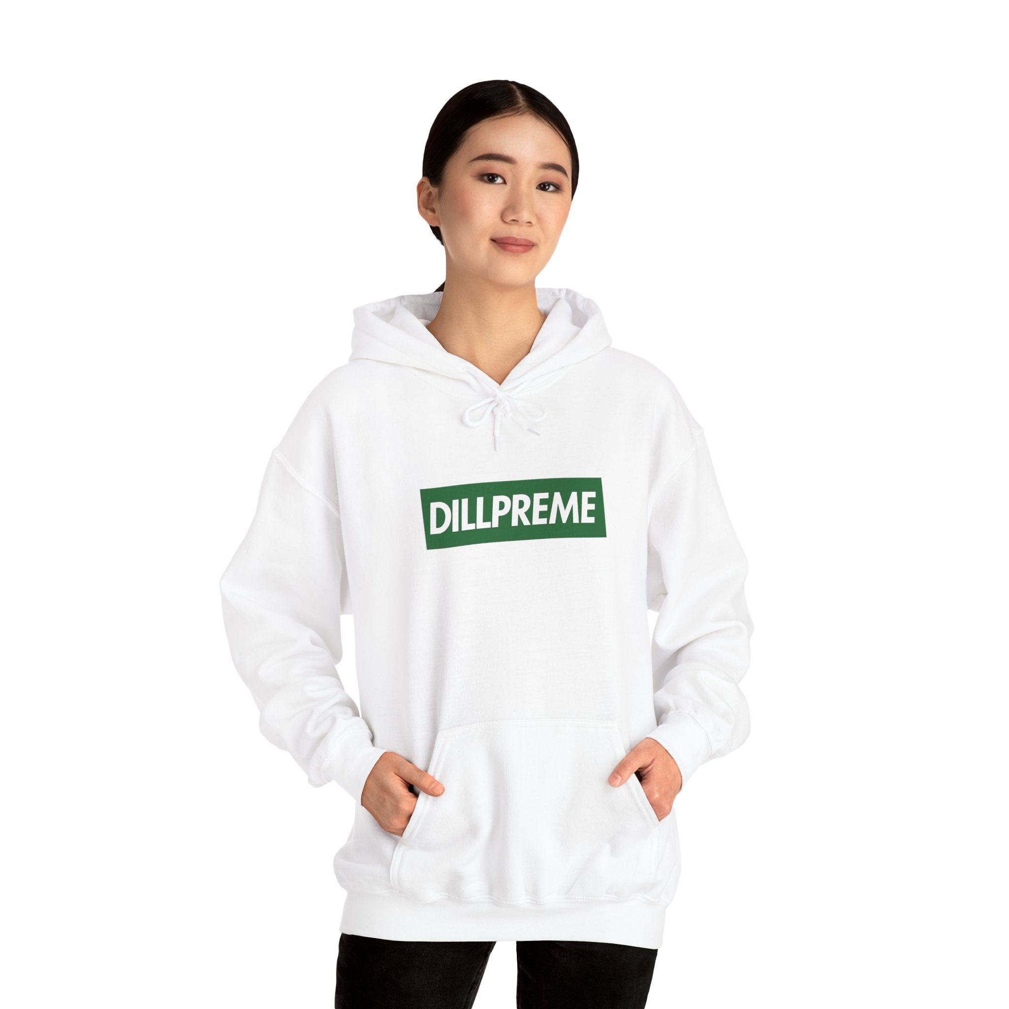 Dillpreme Pickle Bicycle Logo Powered by Pickles Hoodie | Big Dill