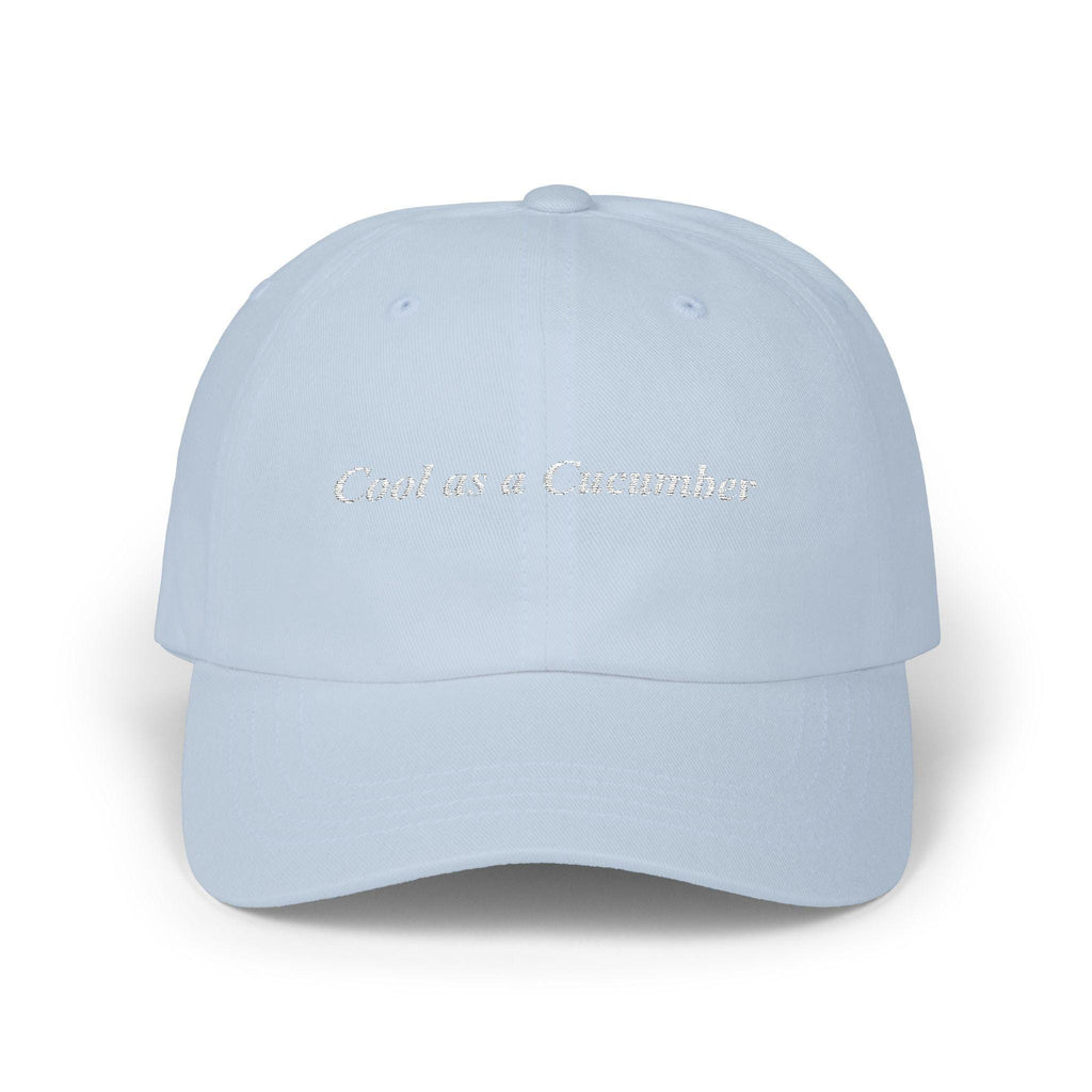 Cool as a Cucumber Cap | Trendy Casual Hat & Comfortable Summer Accessory | Perfect Father's Day Gift