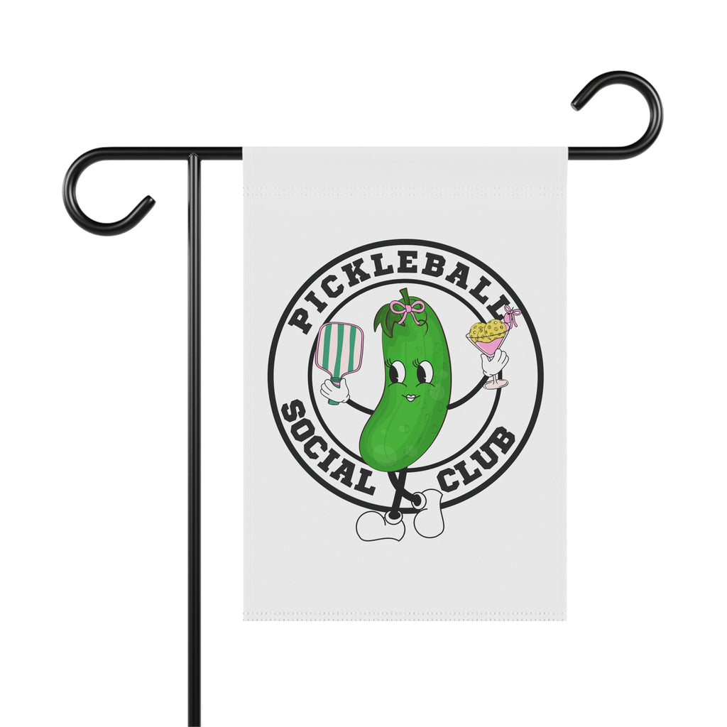 Playful Pickleball Garden Banner, Fun Outdoor Decor, Sports Theme, Home & Garden Gift, Pickleball Social Club