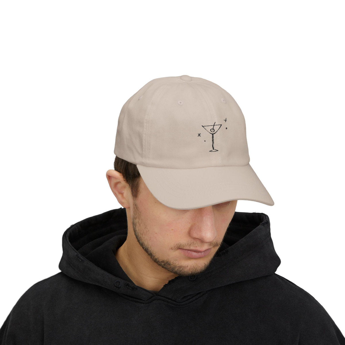Martini Design Dad Cap: 100% Cotton Casual Hat