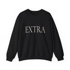 EXTRA Crewneck Sweatshirt - Minimalist Graphic Pullover