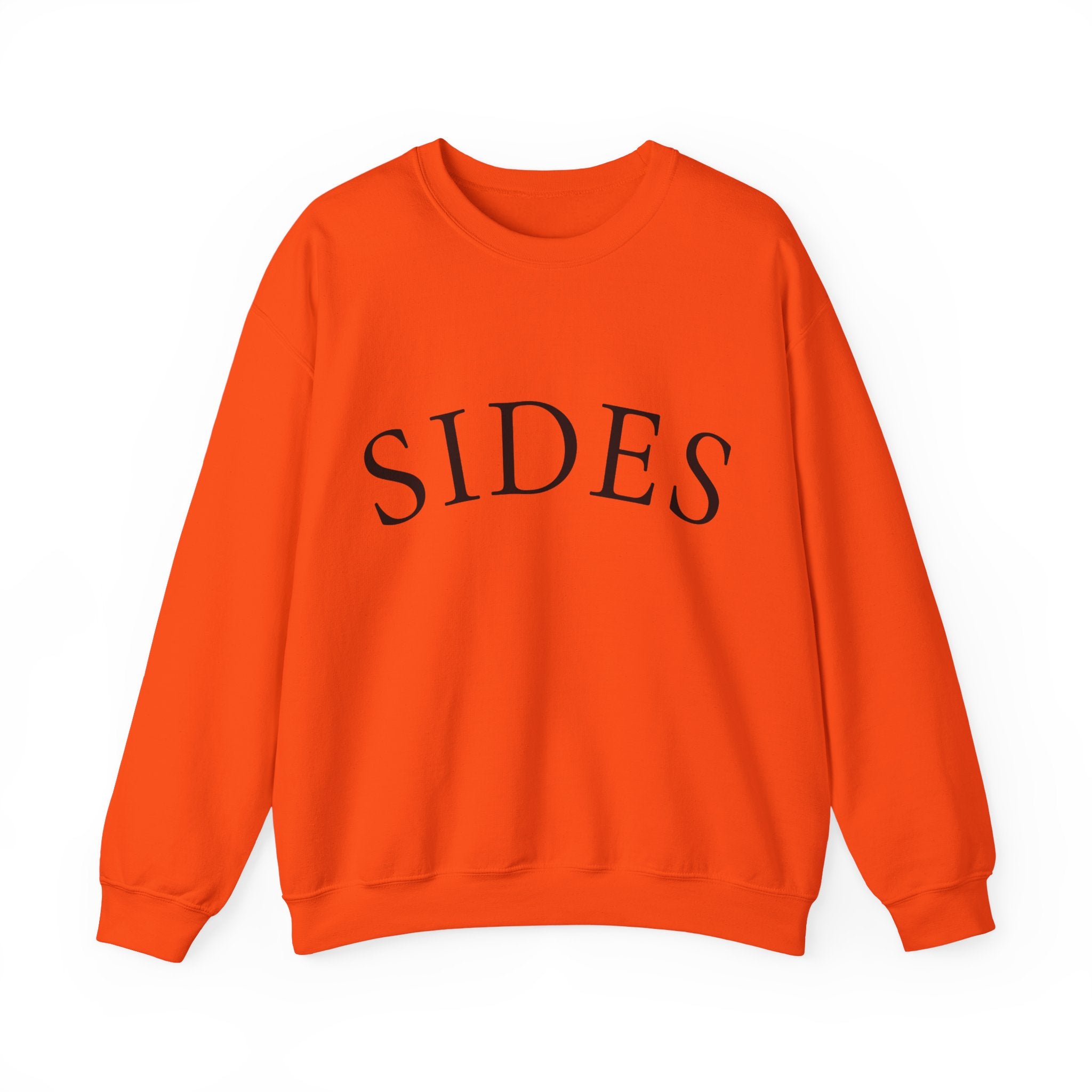 SIDES Crewneck Sweatshirt - Minimalist Graphic Pullover