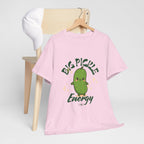 Pickle Energy Tee, Unisex Funny T-Shirt, Gift for Friends, Humorous Apparel, Summer Fun Top, Birthday Gift, Vegan Humor Shirt