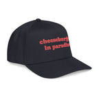 Cheeseburger in Paradise Retro Embroidered Baseball Cap | Food Lyrics